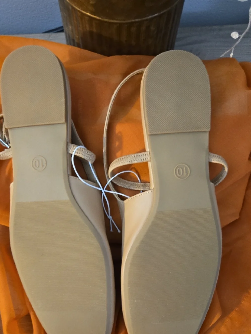 a new day Beige Slingback Square-Toe Ballet Flats - Picture 3 of 4